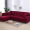 StretchGuard Premium Sofa Slipcover Set Elastic SolidColour Protection For 1234 Seater LShaped Se 9
