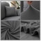 StretchGuard Premium Sofa Slipcover Set Elastic SolidColour Protection For 1234 Seater LShaped Se 2