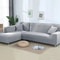 StretchGuard Premium Sofa Slipcover Set Elastic SolidColour Protection For 1234 Seater LShaped Se 6