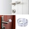 CrystalShield Transparent Silicone Door Stopper Pad Wall Door Handle Impact Buffer For Baby Safet 3