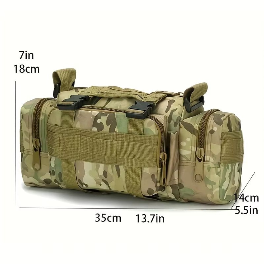 TrailMate Nylon Outdoor Crossbody Bag Climbing Hiking Camping Shoulder Sling 2