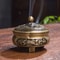 LotusAura Copper Incense Burner Vintage Alloy Censer For Tea Room Home Decor 7