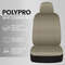 Universal Beige FullSet Car Seat Covers Front Rear Split Bench Fit For Trucks Vans SUVs 1