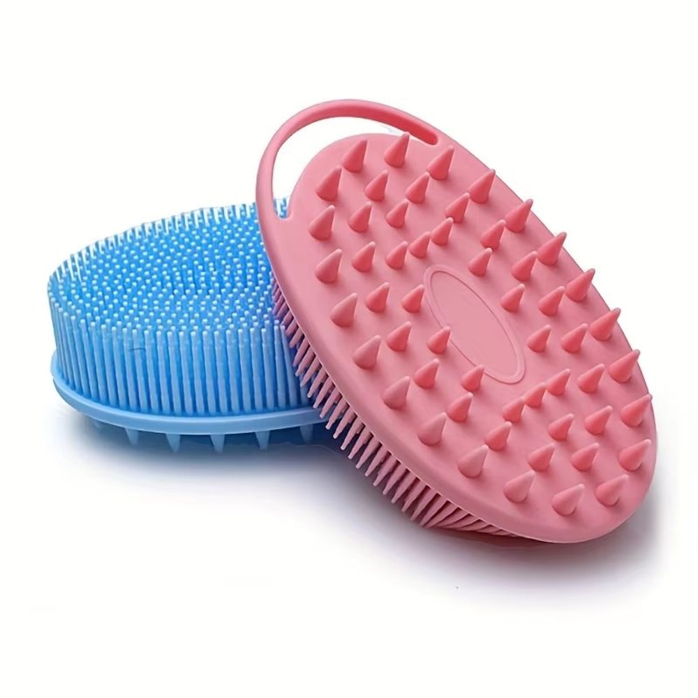 DualSpa Silicone 2in1 Shower Brush Body Scalp Exfoliator 3