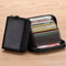 HeritageVault Vintage Solid Leather Zip Wallet MultiSlot Card Coin Pouch 0