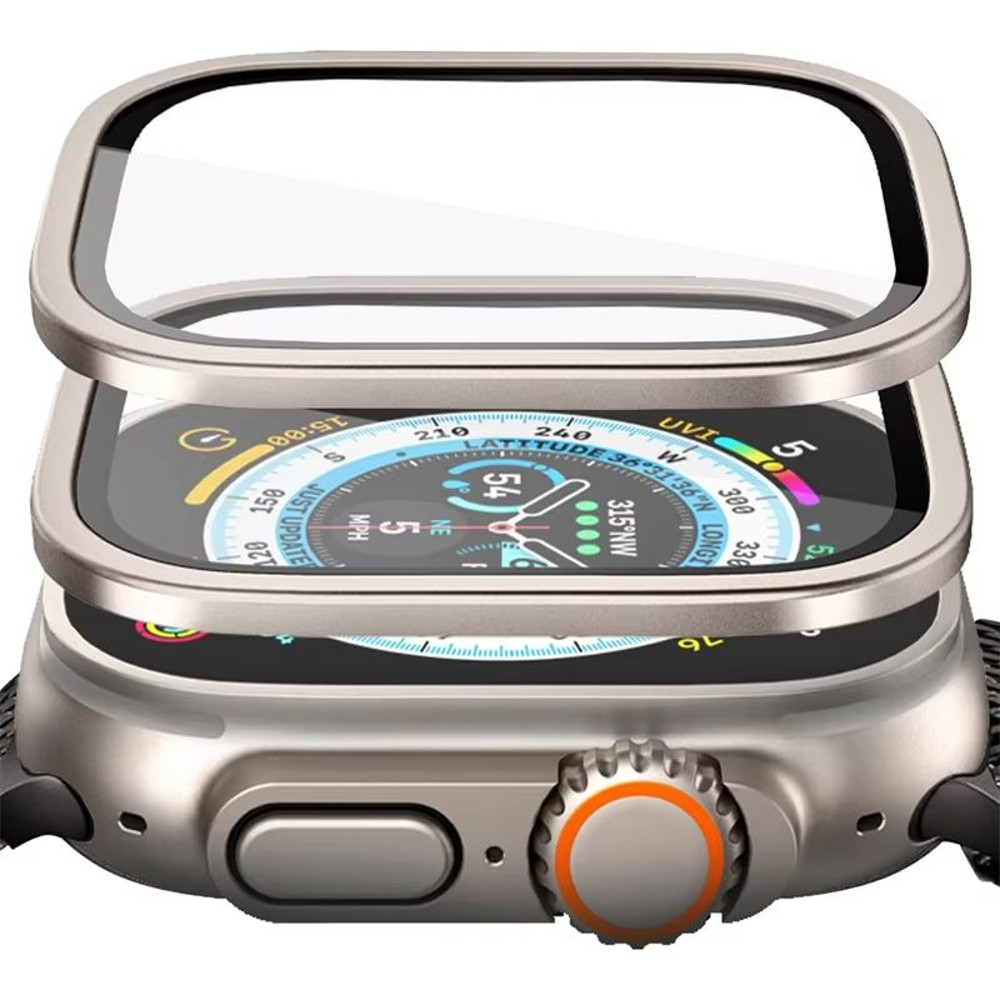 RuggedGuard Alloy 9H Tempered Glass Shield FullCoverage For Apple Watch Ultra 49 Mm 0