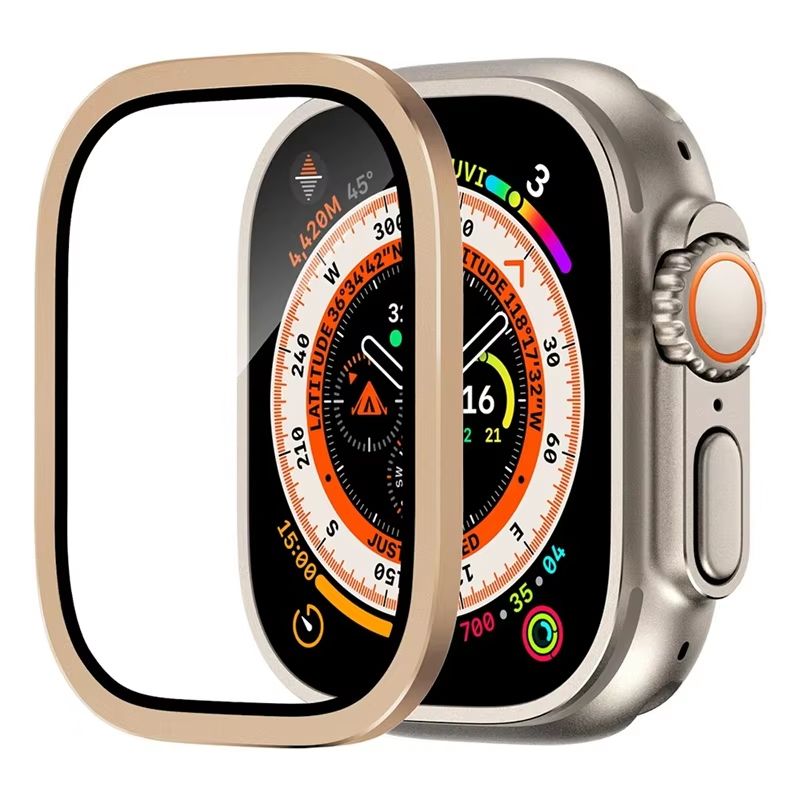 RuggedGuard Alloy 9H Tempered Glass Shield FullCoverage For Apple Watch Ultra 49 Mm 9