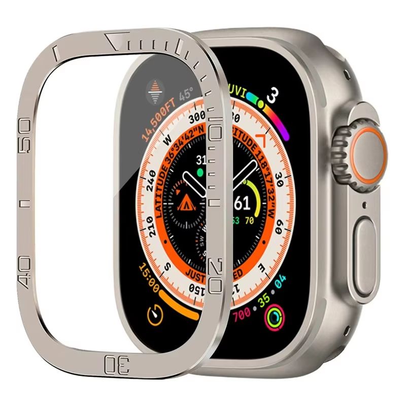 RuggedGuard Alloy 9H Tempered Glass Shield FullCoverage For Apple Watch Ultra 49 Mm 13