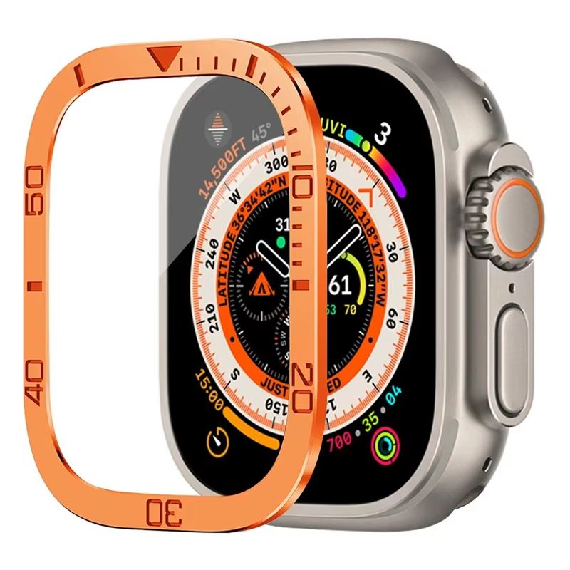 RuggedGuard Alloy 9H Tempered Glass Shield FullCoverage For Apple Watch Ultra 49 Mm 15