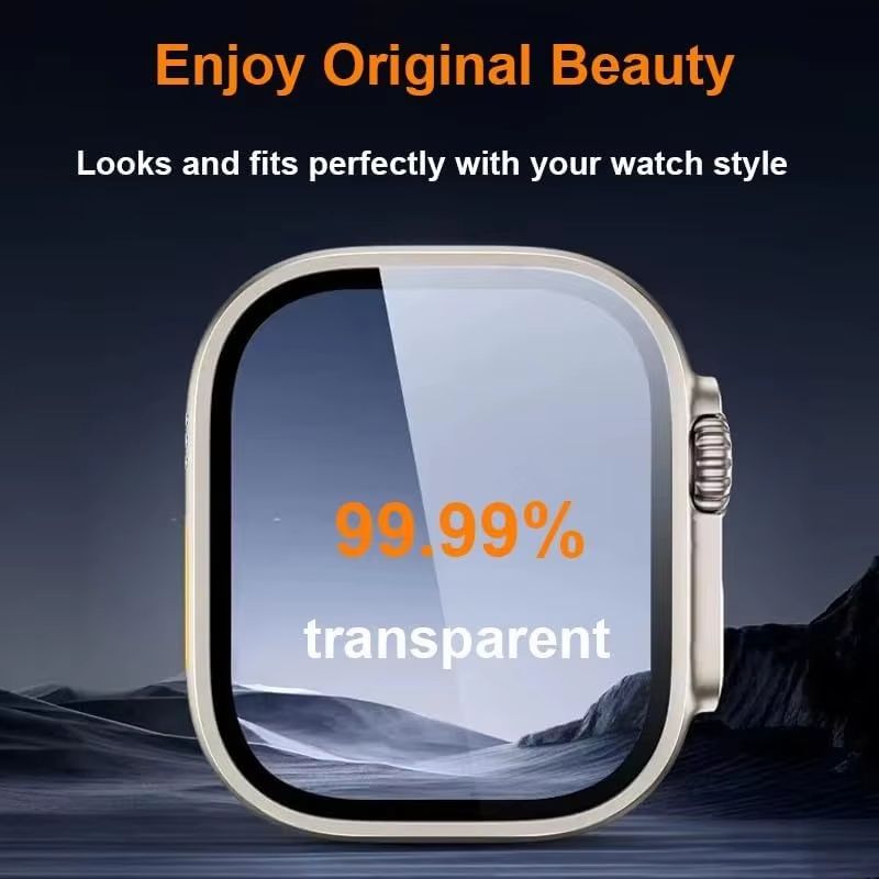 RuggedGuard Alloy 9H Tempered Glass Shield FullCoverage For Apple Watch Ultra 49 Mm 3