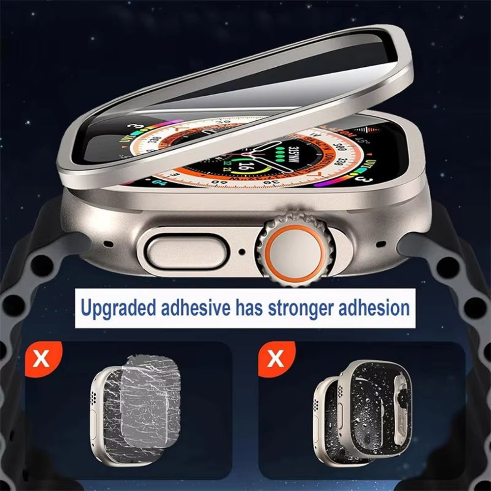 RuggedGuard Alloy 9H Tempered Glass Shield FullCoverage For Apple Watch Ultra 49 Mm 4