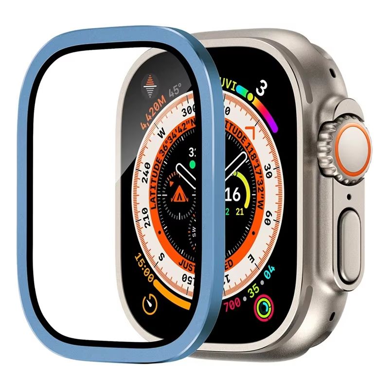 RuggedGuard Alloy 9H Tempered Glass Shield FullCoverage For Apple Watch Ultra 49 Mm 6