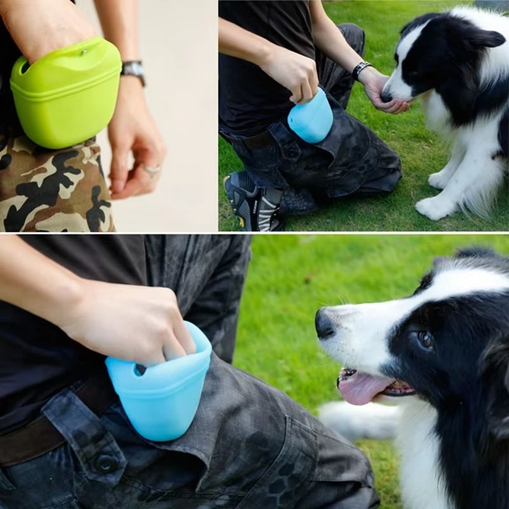 TrainingBuddy Premium Waist Treat Bag Durable Snack Reward Pouch For Dog Training 1