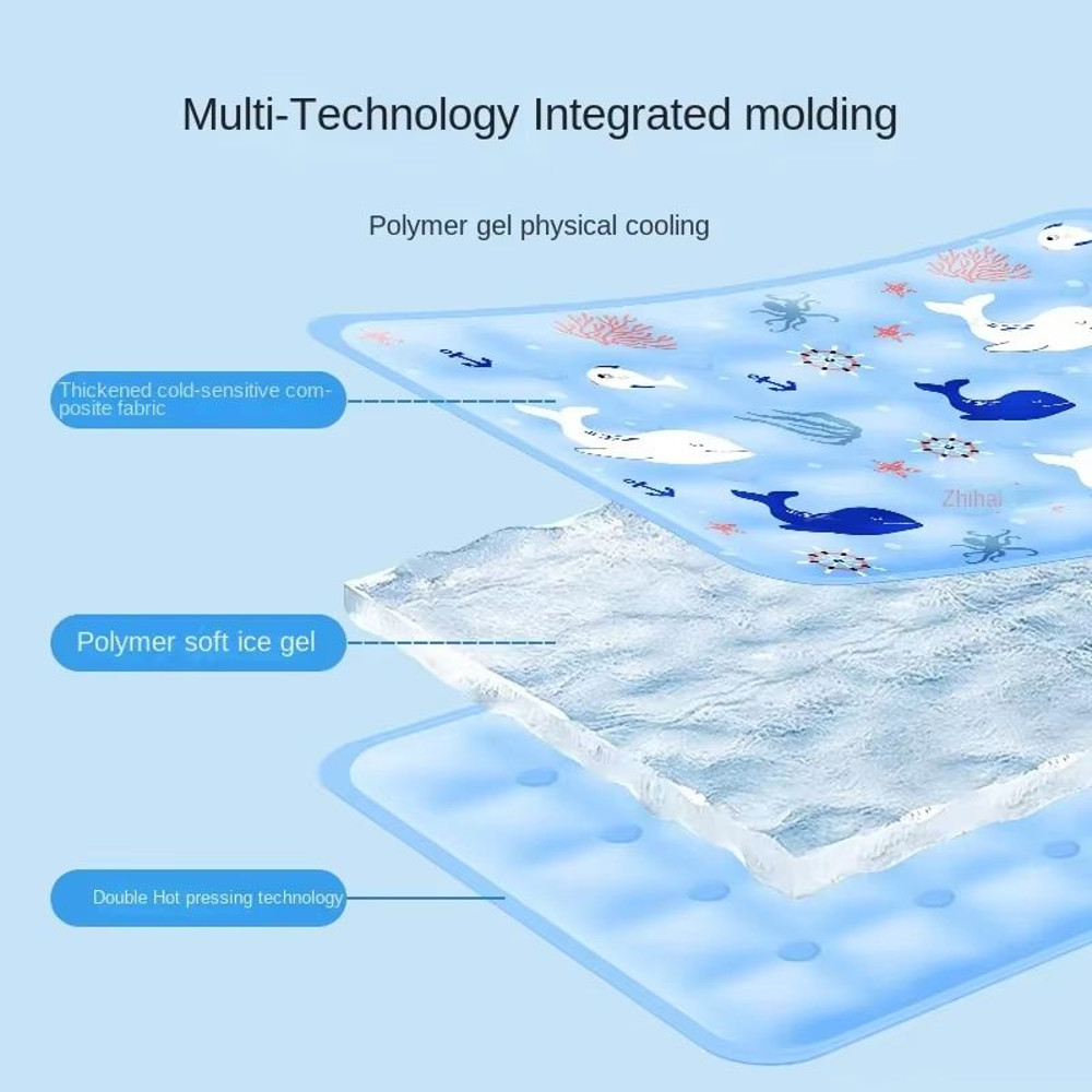 ChillZone XL Dog  Cat Cooling Mat  ExtraLarge Summer Bed For Pets Up To Big Dogs 3