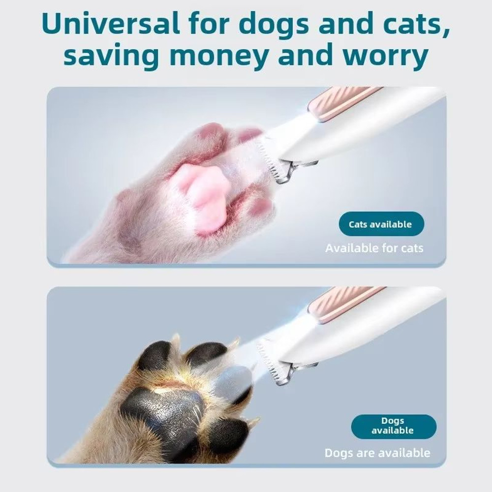 PetGroom Pro LED Waterproof Hair  Paw Trimmer  Precision Grooming For Dogs  Cats 1