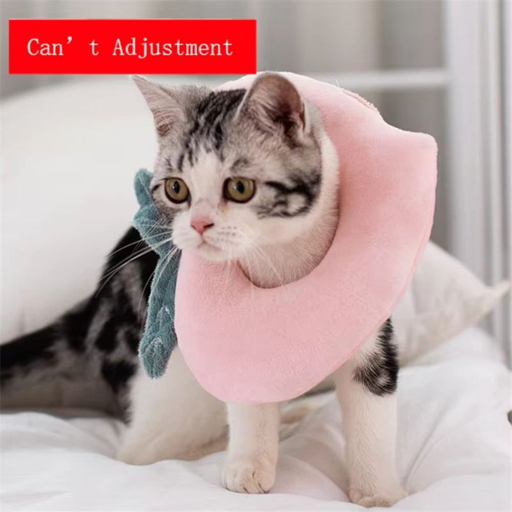 ComfortGuard Toast  Avocado Soft Cotton ECollar  Adjustable WoundProtection Shield For Dogs  Cats 11