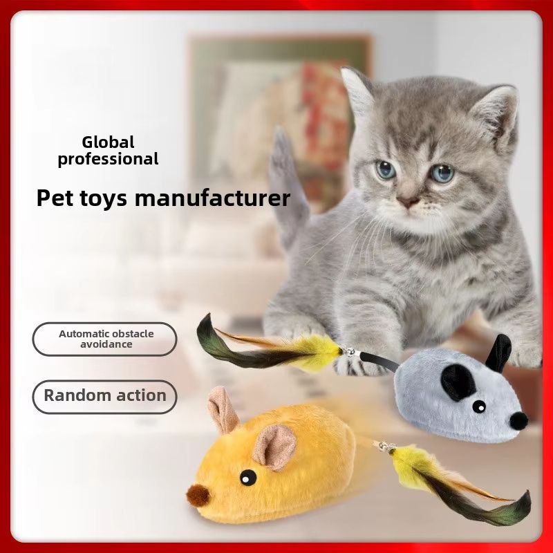 WhiskerChase AutoMouse Toy  Interactive Sensing Electronic Mouse For Cats  Pets 1