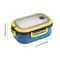 DualLayer UltraPortable Lunch Box With Fork Spoon Single Or Double Compartment Food Box 5