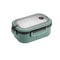 DualLayer UltraPortable Lunch Box With Fork Spoon Single Or Double Compartment Food Box 6