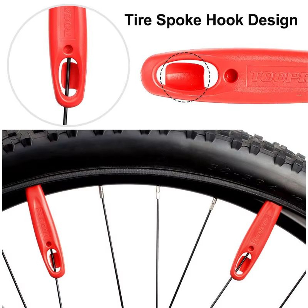 ProRide Nylon 3Pc Bicycle Tire Lever Set  Lightweight Tire Pry Bar Tool Kit 5