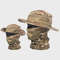 CamoShield Foldable Boonie Cap Balaclava Hat Suit WideBrim Outdoor SunProtection Cap 7