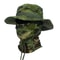 CamoShield Foldable Boonie Cap Balaclava Hat Suit WideBrim Outdoor SunProtection Cap 13