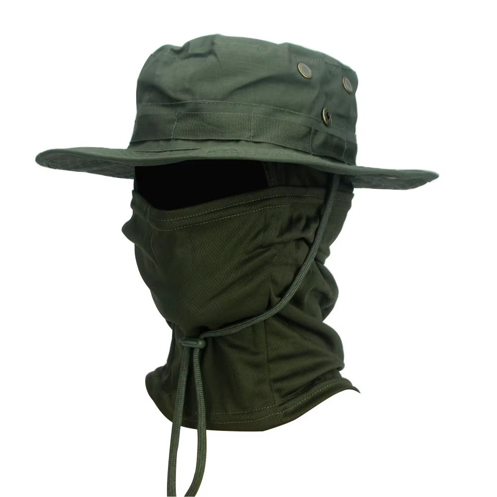 CamoShield Foldable Boonie Cap Balaclava Hat Suit WideBrim Outdoor SunProtection Cap 20