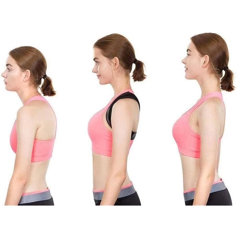 Premium Posture Pro Adjustable Back Shoulder Support Belt Clavicle Spine Alignment 4