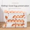 SpaceSave AutoRoll Egg Organizer 3Layer 4Layer HighCapacity Egg Storage Rack 0