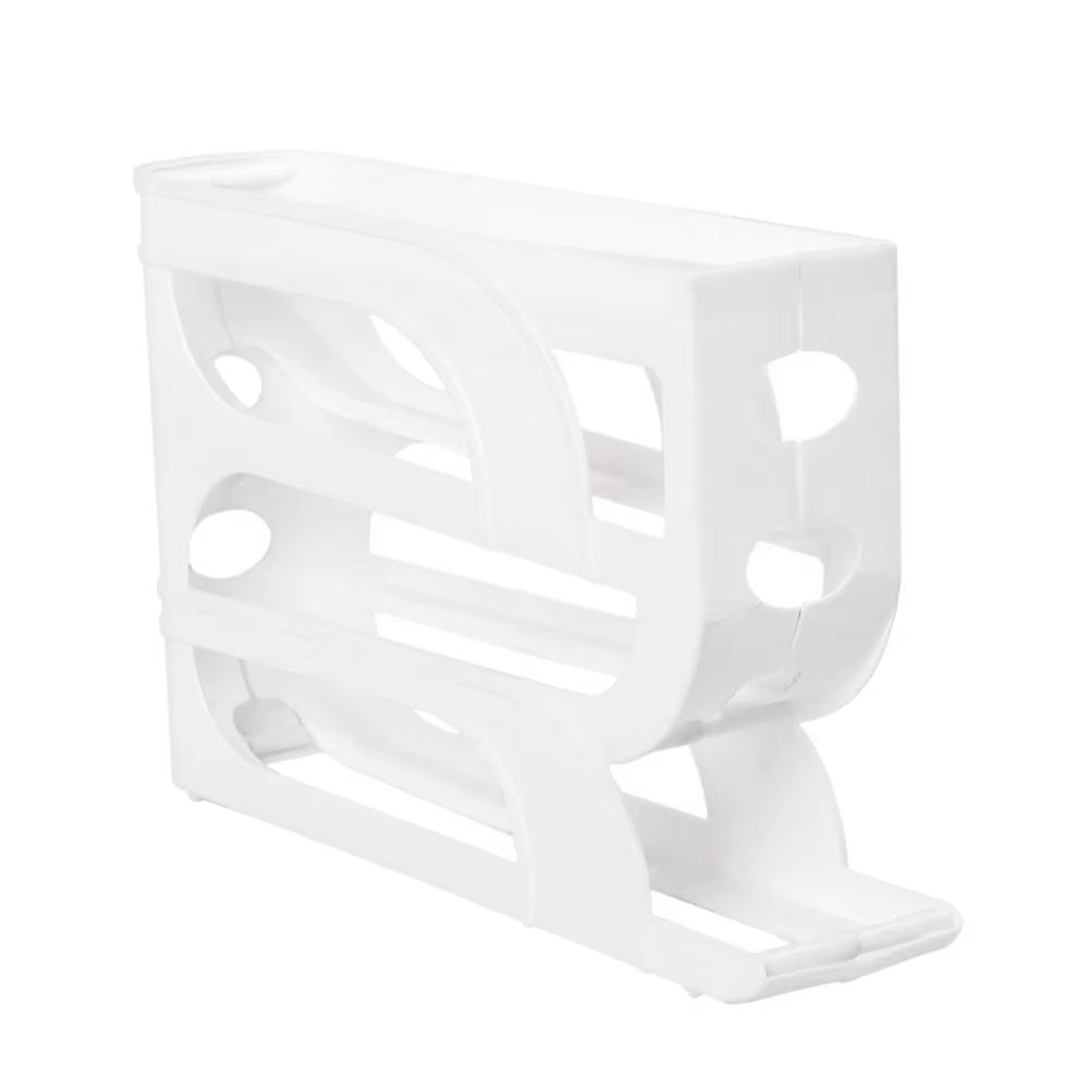 SpaceSave AutoRoll Egg Organizer 3Layer 4Layer HighCapacity Egg Storage Rack 10