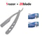 PrecisionCut Professional StraightEdge Razor Stainless Steel Folding Shaver For Barbers Grooming 9