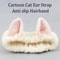 CuteCat Coral Plush Hairband Soft Bow Cat Ear Headband For FaceWash Makeup Skin Care 4