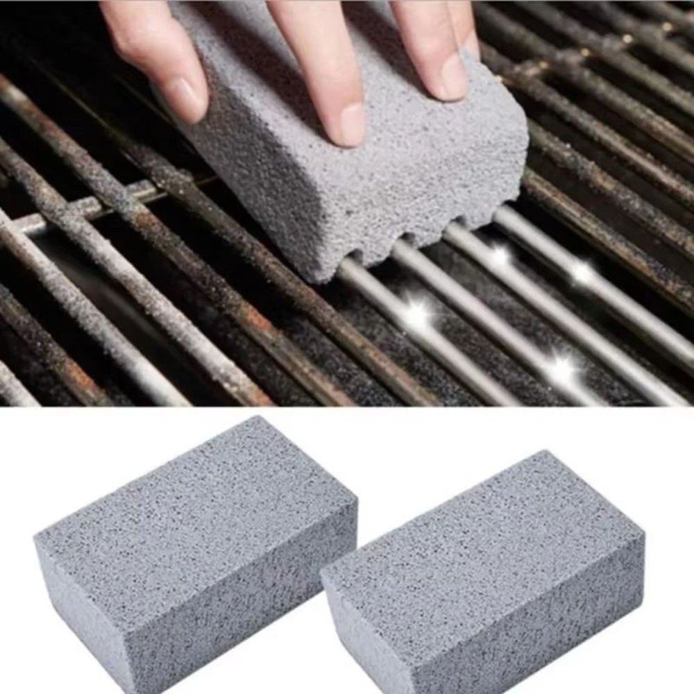 BBQ Grill Cleaning Brick Pumice Stone Block For Barbecue Rack Outdoor Kitchen 0