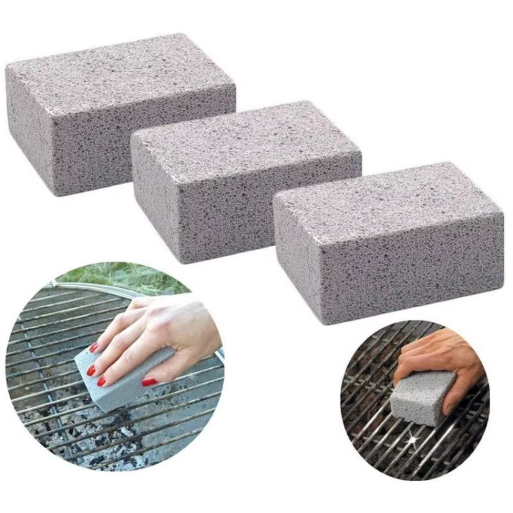 BBQ Grill Cleaning Brick Pumice Stone Block For Barbecue Rack Outdoor Kitchen 1
