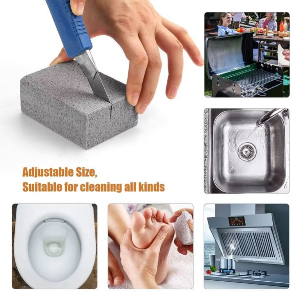 BBQ Grill Cleaning Brick Pumice Stone Block For Barbecue Rack Outdoor Kitchen 2