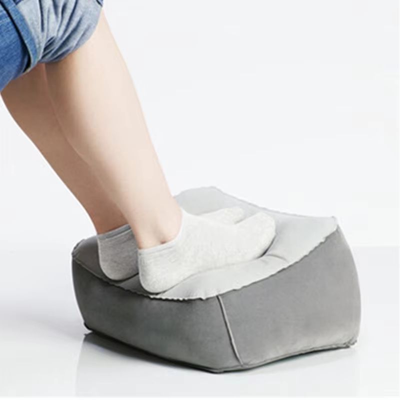 TravelLift Inflatable Footrest Pillow  Portable PVC Air Cushion Leg Rest For Travel Office  Home 3