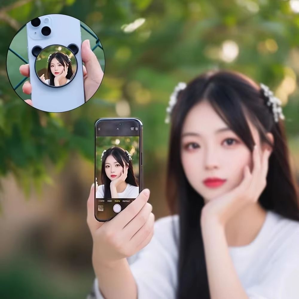 HandyMag Magnetic Selfie Mirror For IPhone MagSafe BackCamera Wide Angle Mirror Video Accessory 4