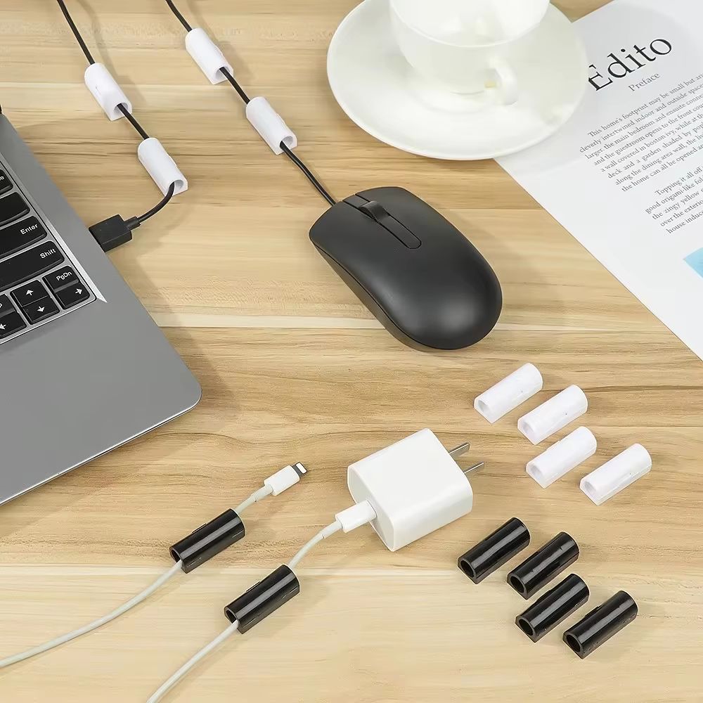 HandyClasp SelfAdhesive Cable Organizer Clips  SnapLock Wire Holder For Clean Desk  Wall Cord Manag 1
