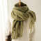 CozyLux Womens Winter Scarf Cashmere Feel Pashmina Wrap With Tassels 16
