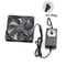 HighFlow 120 Mm 3000 RPM Cooling Fan With Speed Controller Universal Chassis Cabinet Airflow Solu 6