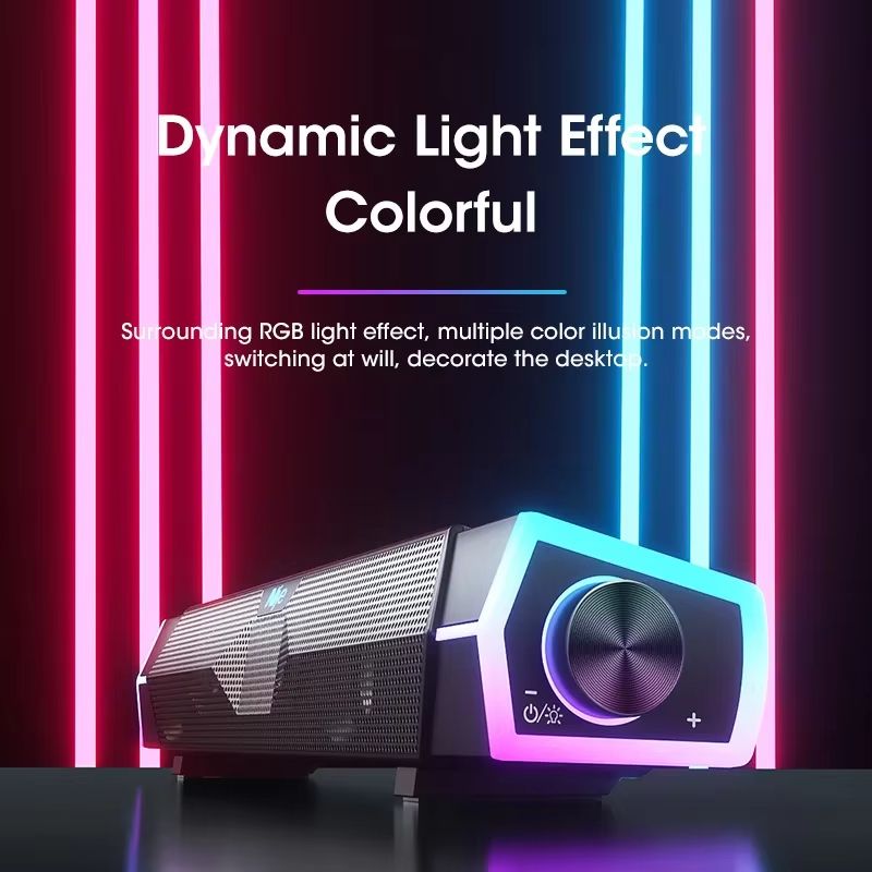 EliteSound Bluetooth 50 Soundbar 4D Surround Speaker For PC Laptop 1