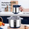 PowerPrep 5 L Electric Meat Grinder Food Crusher Stainless Steel Multifunctional Kitchen Processo 5