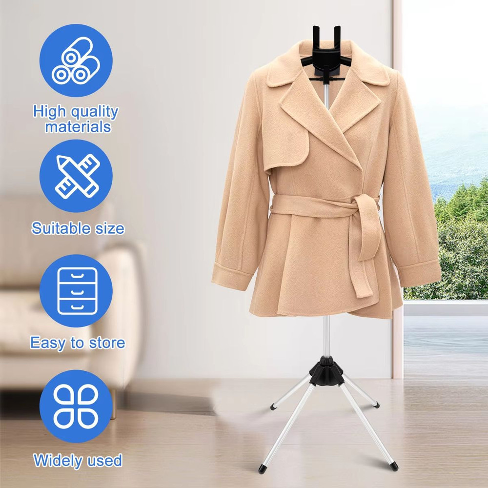 AllInOne Adjustable Steamer Stand  Handheld Ironing Board 84160 Cm Portable Foldable Garment Rack 5