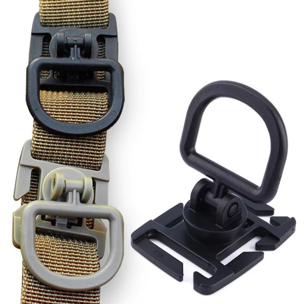 360 Tactical DRing Clips  HeavyDuty MOLLE Webbing Attachments For Backpacks Belts  Outdoor Gear 0