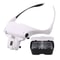 Headband LED Magnifying Loupe Jewelers Precision Glasses With Optical Lens Builtin Light 1
