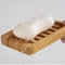 Natural Bamboo Drain Case Tray Wooden Soap Box For Bathroom Washroom Storage 1
