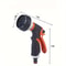 Adjustable Garden Hose Spray Nozzle CorrosionResistant TPRPVC Water Gun For Car Wash Garden 5