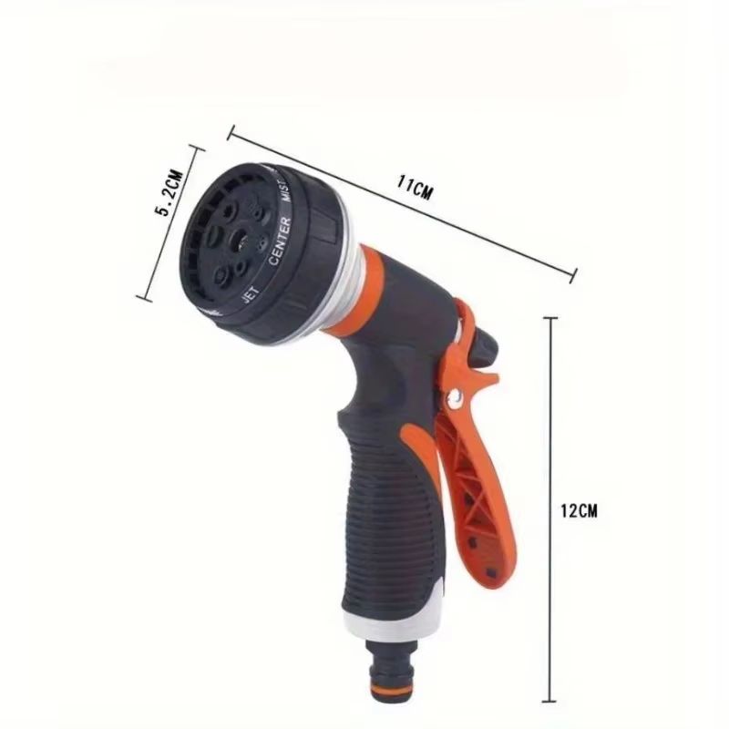 Adjustable Garden Hose Spray Nozzle  CorrosionResistant TPRPVC Water Gun For Car Wash  Garden 5