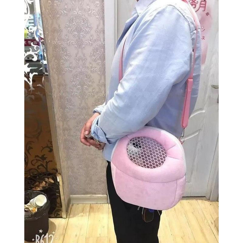 Breathable Small Pet Travel Carrier Bag Rabbit Hamster Guinea Pig Warm HandHeld Pouch 4