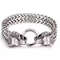 Viking WolfHead Stainless Steel Bracelet Nordic Wolf Head Personality Trendy Mens Accessory 1